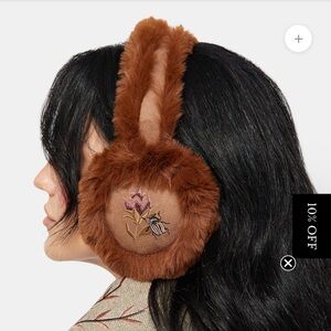 Disturbia Alina Bug Faux Fur Ear Muffs